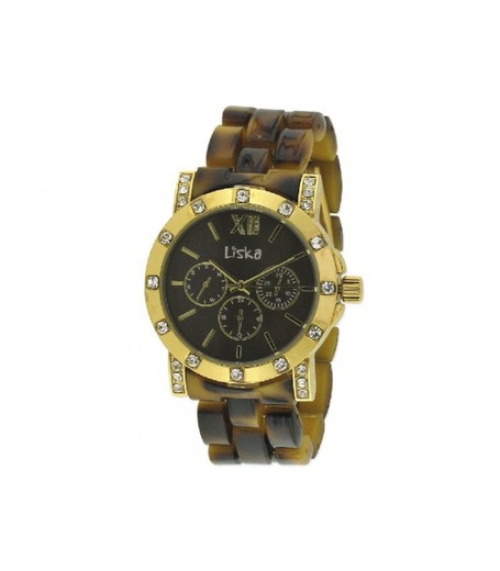 Reloj Liska Mujer LW315-15 Dorado Circonitas