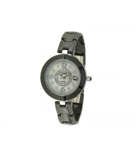 Reloj Liska Mujer LWC107-2 Acero Cerámica Negra