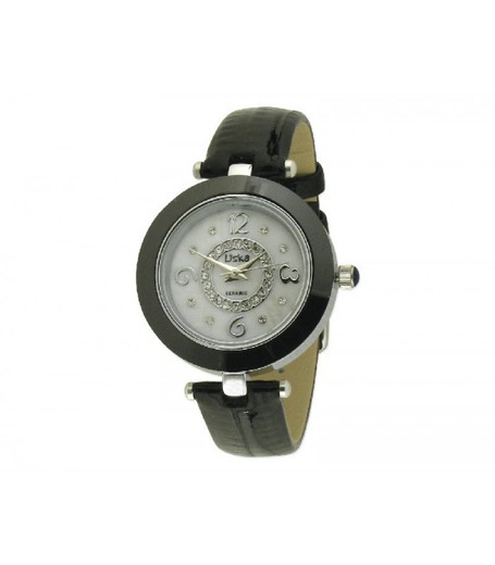 Reloj Liska Mujer LWC108-2 Piel Negra