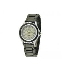 Reloj Liska Mujer LWC109-2 Acero Cerámica Negra