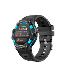 Reloj Liska Smartwatch SV-45HB-1 Sport Negro Bicolor Turquesa Bt Call