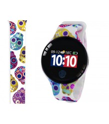 Reloj Liska Smartwatch SV-LSK2-B Sport Blanca Calavera Multicolor