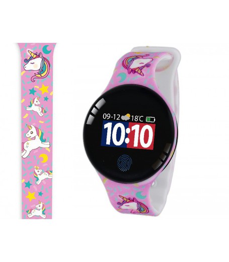 Reloj Liska Smartwatch SV-LSK7-R Sport Rosa Unicornios