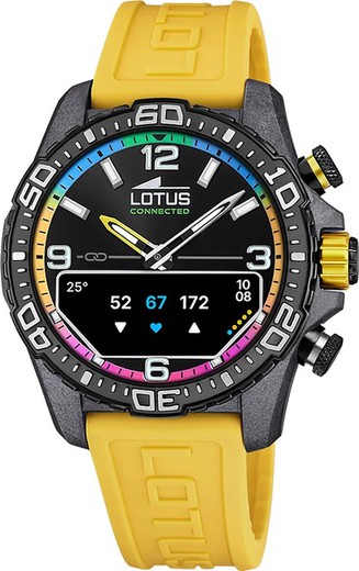 Reloj Lotus Connected 20000/8 Smartwatch Sport Amarillo