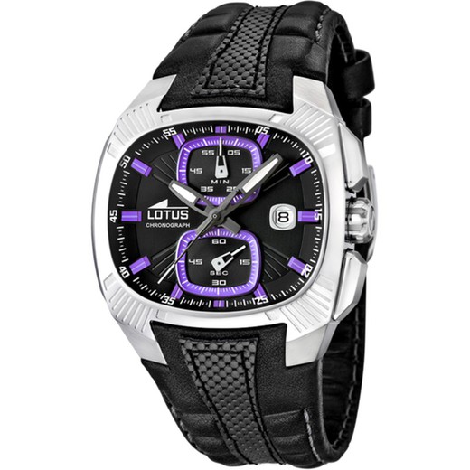 Reloj Lotus Hombre 15753/6 Piel Negra