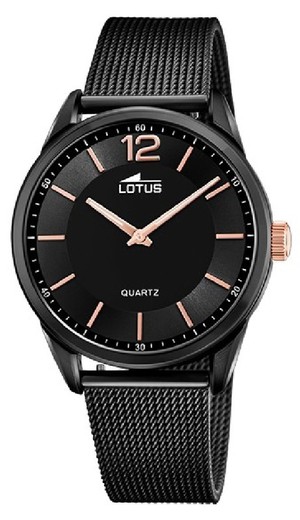 Relógio masculino Lotus 18736/3 em aço preto