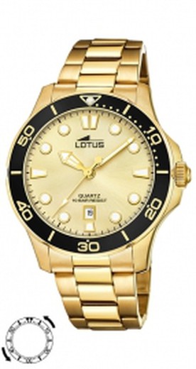Lotus Men's Watch 18761/2 Golden Steel