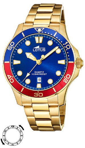 Lotus Men's Watch 18761/5 Golden Steel