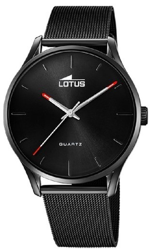 Relógio masculino Lotus 18817/1 em aço preto