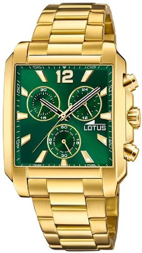 Relógio masculino Lotus 18853/3 em aço dourado