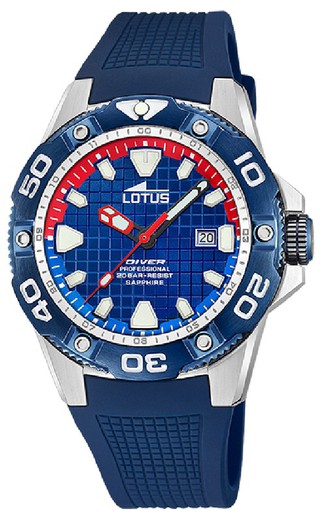 Relógio masculino Lotus 18927/2 esporte azul