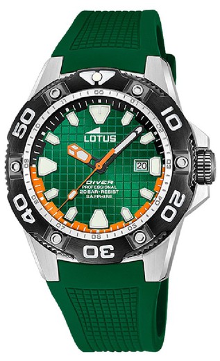 Relógio masculino Lotus 18927/3 esporte verde