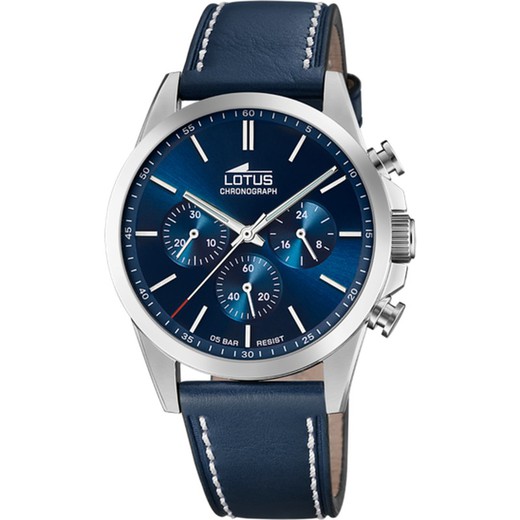 Reloj Lotus Hombre 18990/2 Piel Azul