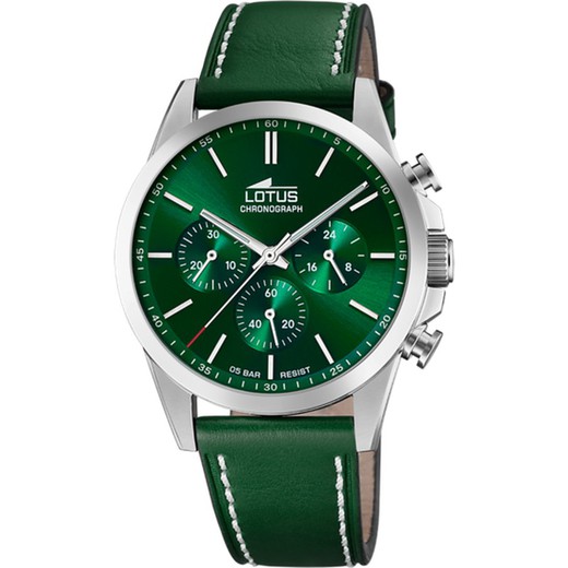 Reloj Lotus Hombre 18990/3 Piel Verde