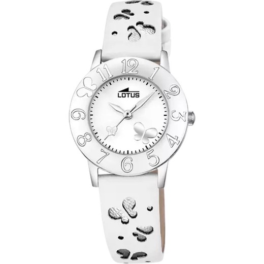 Reloj Lotus Infantil 18269/1 Piel Blanco