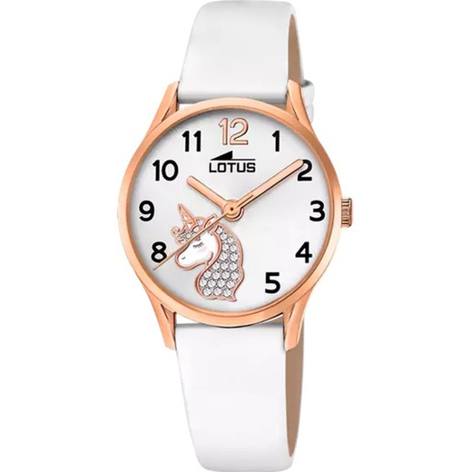 Reloj Lotus Infantil 18407/K Piel Blanco