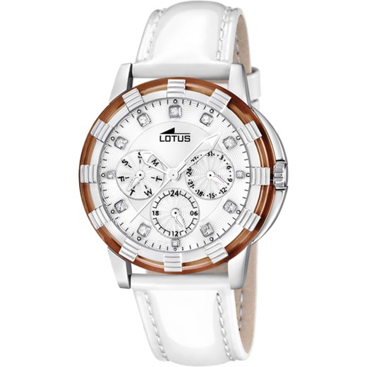 Reloj Lotus Mujer 15746/A Piel Blanca