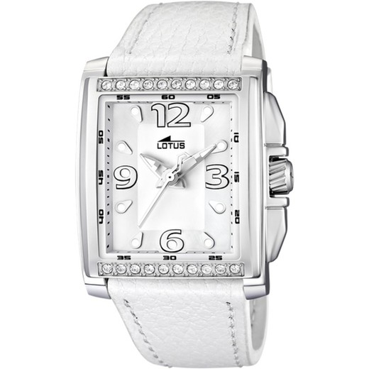 Reloj Lotus Mujer 15996/1 Piel Blanca