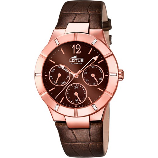 Reloj Lotus Mujer 18100/2 Piel Marrón