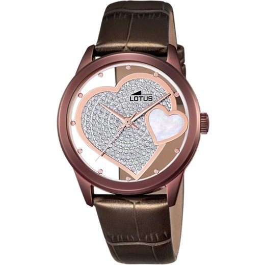 Reloj Lotus Mujer 18305/F Piel Marrón