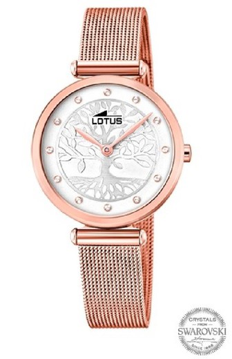 Relógio feminino Lotus 18710/1 em aço rosa