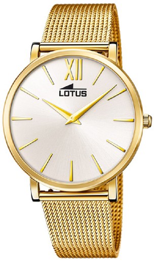 Relógio feminino Lotus 18729/1 em aço dourado