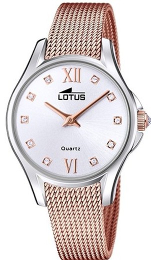 Damski zegarek Lotus 18799/1 z różowej stali