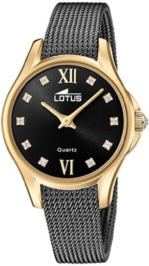Γυναικείο ρολόι Lotus 18825/1 Μαύρο Ατσάλι