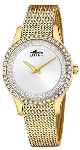 Relógio feminino Lotus 18827/1 em aço dourado