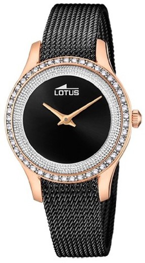 Γυναικείο ρολόι Lotus 18828/2 Μαύρο Ατσάλι