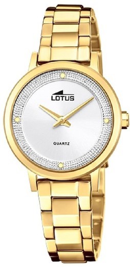 Γυναικείο ρολόι Lotus 18893/1 Golden Steel