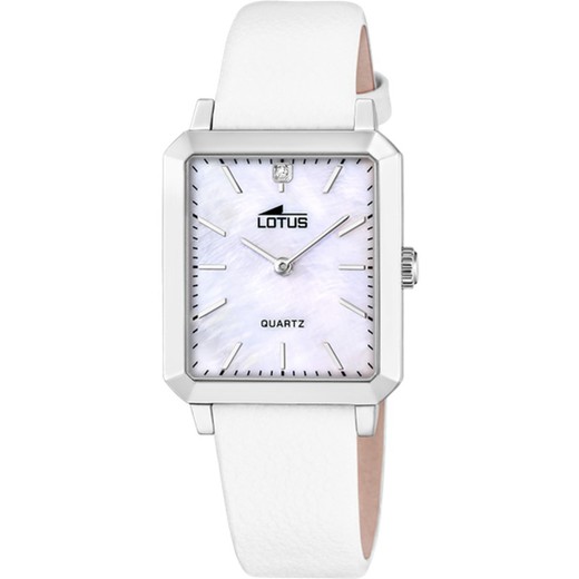 Reloj Lotus Mujer 18987/1 Piel Blanco