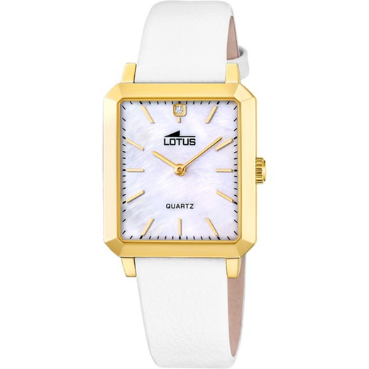 Reloj Lotus Mujer 18988/1 Piel Blanco