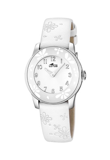 Reloj Lotus Niña 15950/1 Piel Blanca