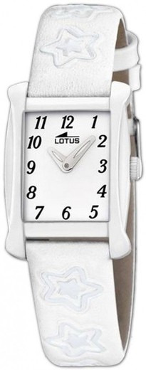 Reloj Lotus Niña 18256/1 Piel Blanca