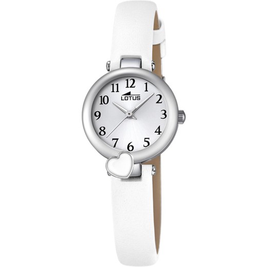 Montre Fille Lotus 18268/1 Cuir Blanc