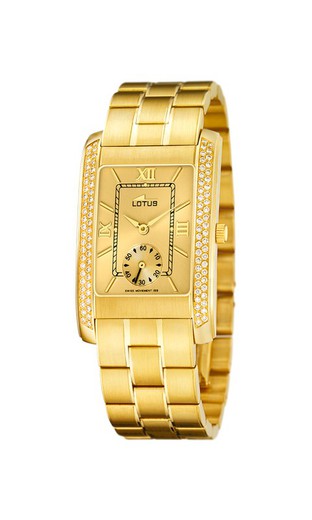 Lotus 18kt Gold Herrenuhr 472/2 Diamanten