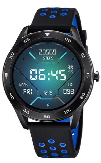 Reloj Lotus Smartwatch Hombre 50013/3 Sport Bicolor Negro Azul