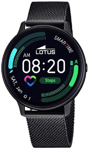 Relógio Lotus Smartwatch Masculino 50016/A Aço Preto