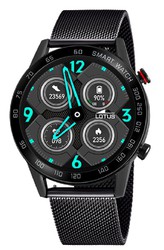 Lotus smartwatch herenhorloge 50018/1 zwart staal