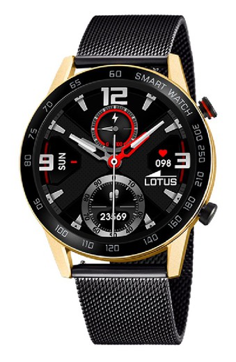 Ανδρικό ρολόι Lotus Smartwatch 50019/1 Μαύρο Ατσάλι