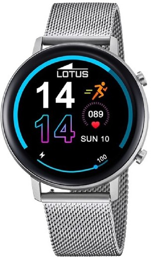 Lotus smartwatch herenhorloge 50040/1 staal