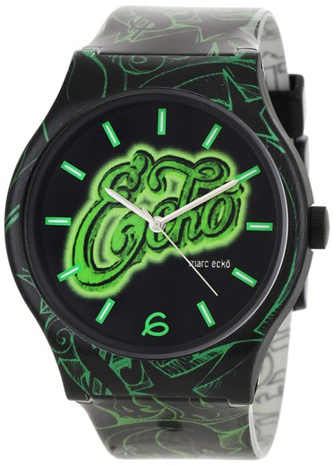 Reloj Marc Ecko Hombre E06507M1 Plastico Negro