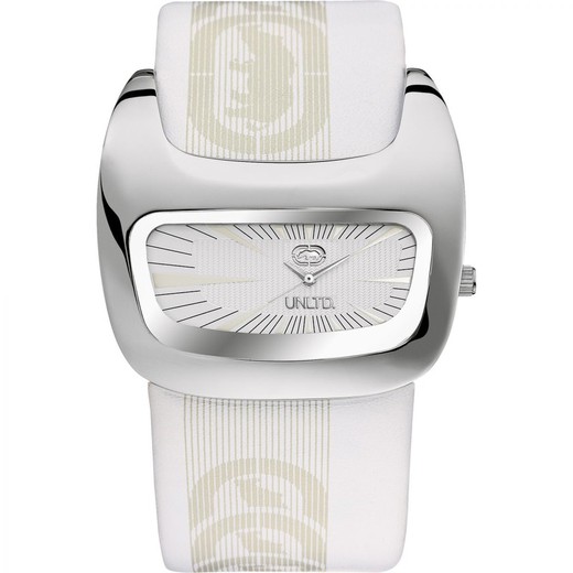 Reloj Marc Ecko Hombre E15090G2 Piel Blanco