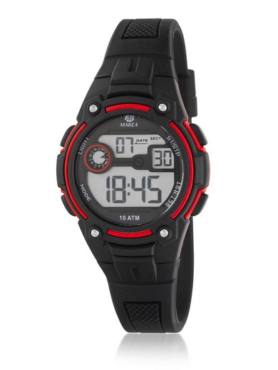 Marea Digital Montre Enfant B25163/1 Sport Noir