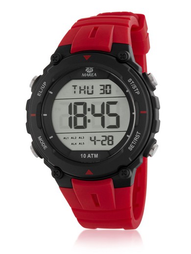 Marea Man B25172/4 sport rood horloge