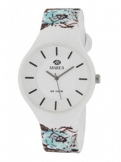 Marea Men's Watch B35324 / 23 Wave Street White Turquoise