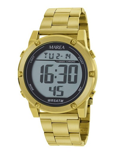 Marea Herrenuhr B35332 / 3 Digital Gold