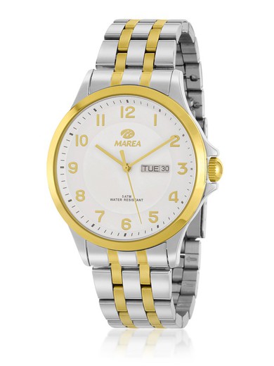 Reloj Marea Hombre B36200/3 Acero Bicolor Dorado