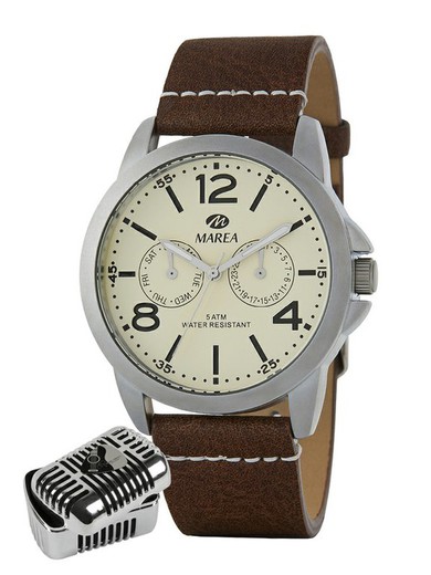 Reloj Marea Hombre B41220/2 Piel Marrón Manuel Carrasco